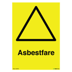 Asbestfare skilt - Varsel- og fareskilt
