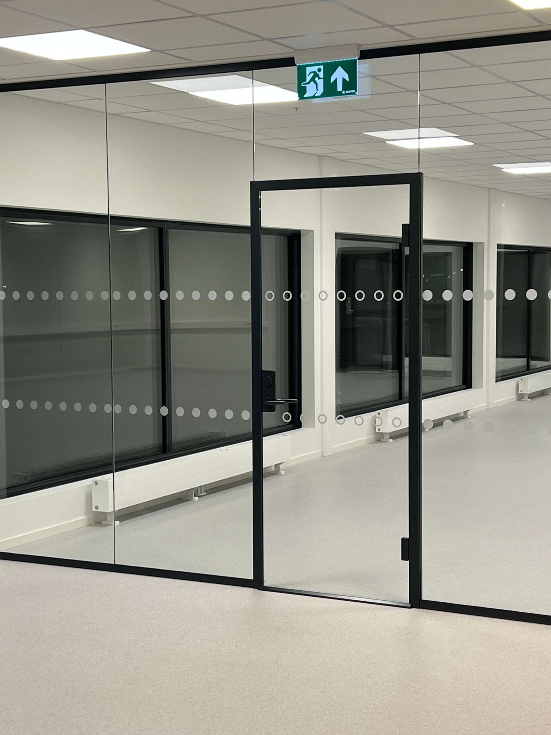 Kontrastmerking - Glassmarkører Ø50-100 mm