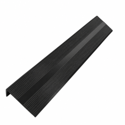 Trappenese aluminium  - Sort matt - 2,7 meter