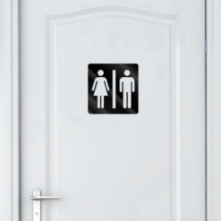 Piktogram skilter toalett Akryl "Standard" ( firkantet )
