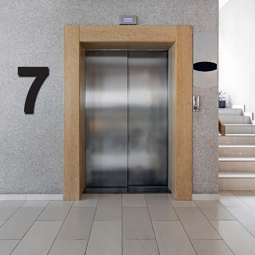 Etasjetall til bygg og fasade 7