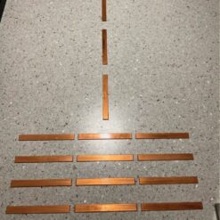 Taktil indikator i kobber