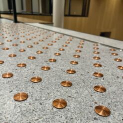 Taktile knotter kobber