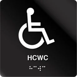 Taktilt skilt HCWC 1