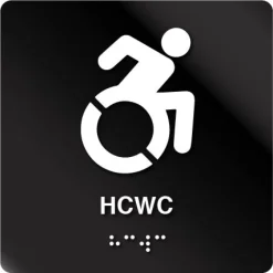 Taktilt skilt HCWC 2
