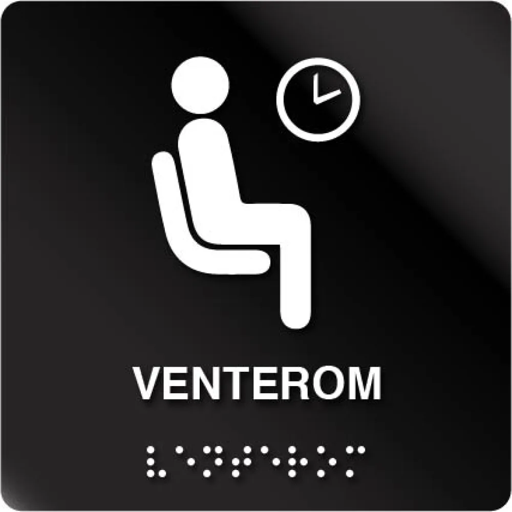 Venterom taktil skilt