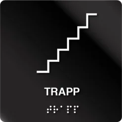 Trapp taktile skilt